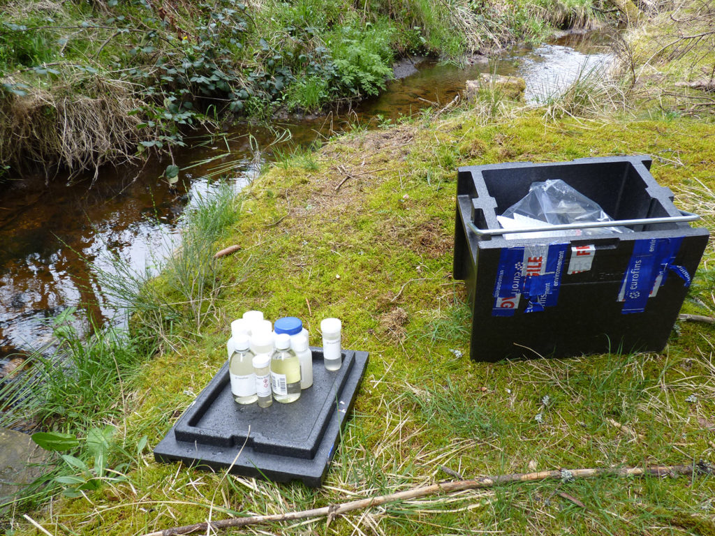 Analyses de la qualité de l'eau au lac de Malaguet