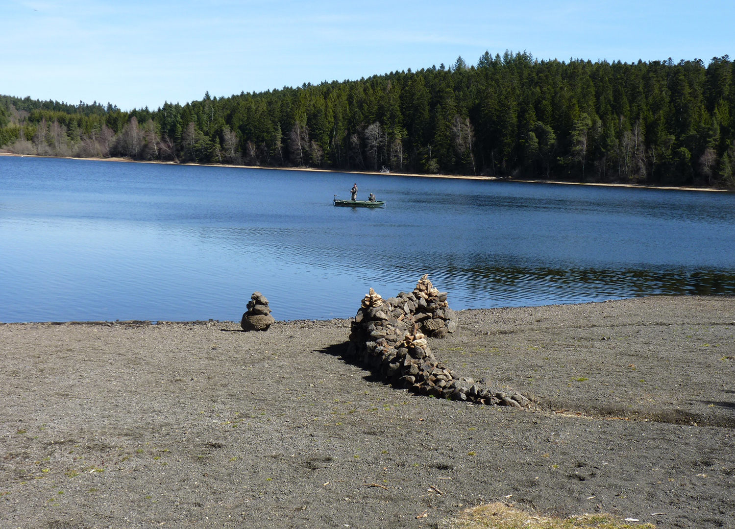 Niveau d'eau en dessous de la normale à la réserve du lac de Malaguet