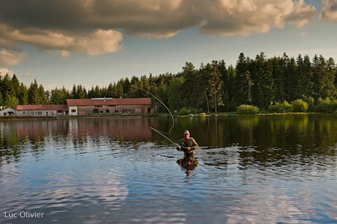 Pêche à la mouche sur le Lac de Malaguet